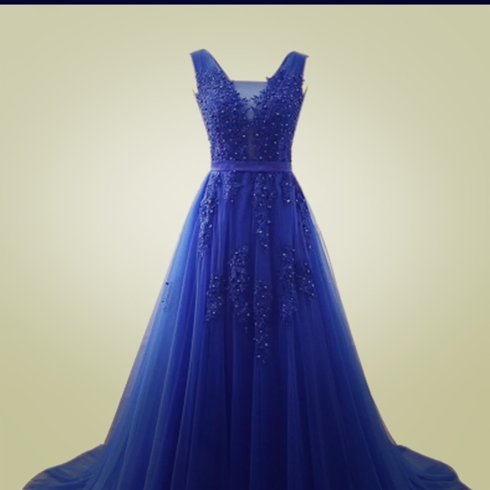 Blue Prom Dress